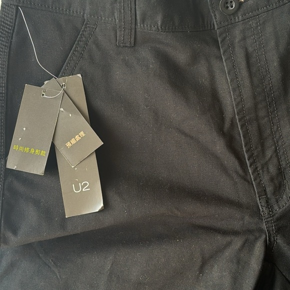 U2 Contemporary Pre-Wash Black Standard Issue Khakis NWT - Picture 6 of 6